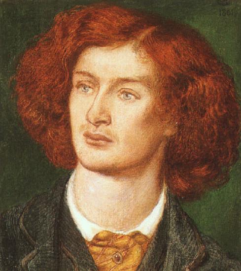Dante Gabriel Rossetti Portrait of Algernon Swinburne oil painting picture